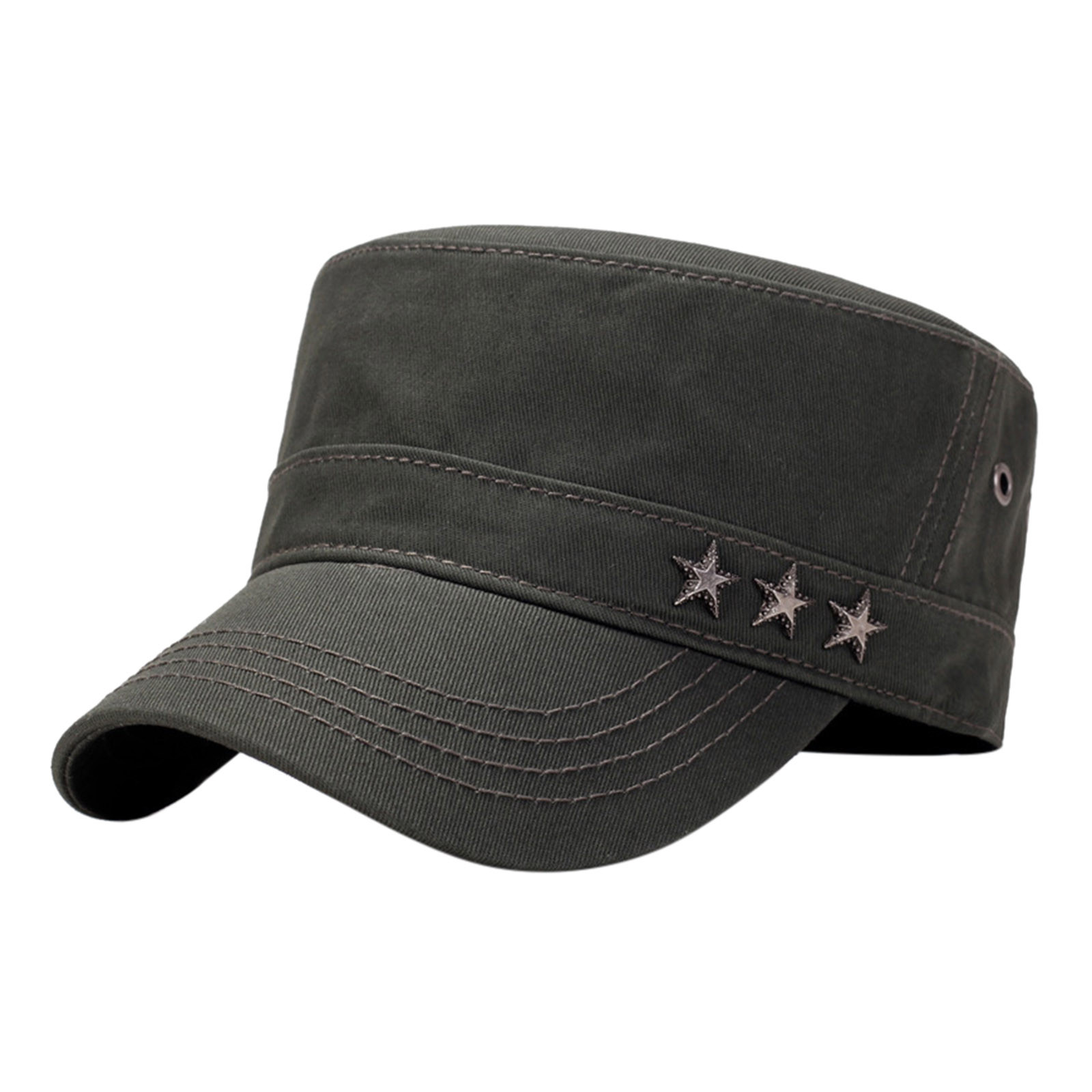 thumbnail image 2 of Gorra de béisbol informal de algodón mezclado con estampado de letras, ajustable, para exteriores, golf y sol, para hombre, 2 of 2
